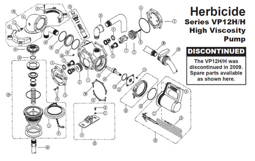 GPI 904003-5 Camshaft Thrust Washer for VP12H/H High Viscosity Pump