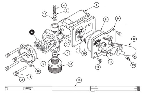 GPI 110360-02 Replacement Nozzle Cover for EZ-8 Fuel Pump