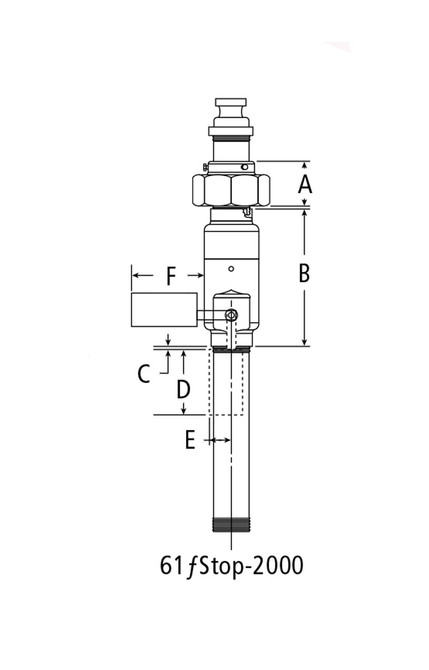 OPW 61fSTOP-2000 - 2" NPT Overfill Prevention Valve w/ Float Arm