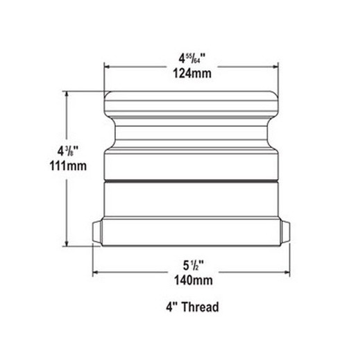 OPW 61SALP-1020-EVR Bronze Swivel Adaptor