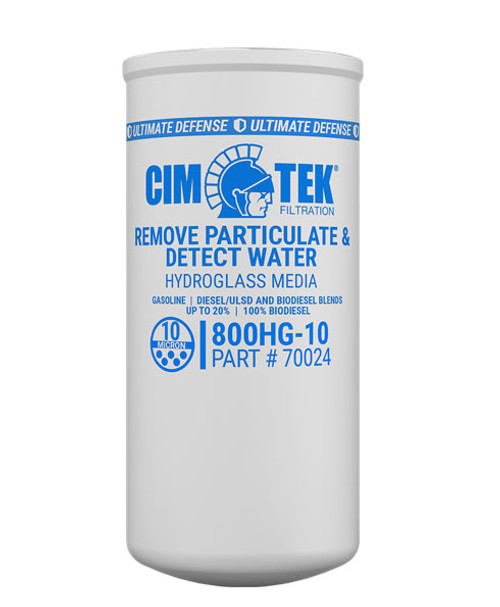 Cim-Tek 70024 800BHG-10 10 Micron Hydroglass Fuel Dispenser Filter