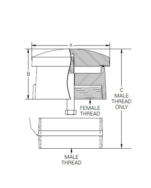 Franklin Fueling 80330801 8'' 803 Aboveground Emergency Vent