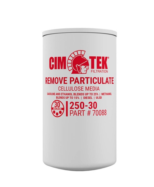 Cim-Tek 70088 250E-30 30 Micron Fuel Dispenser Filter