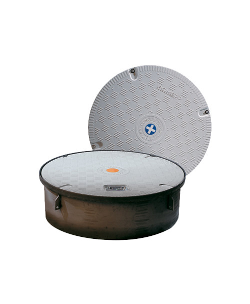 OPW 44CD-PLKL 44 1/4" Conquistador™ Plus Composite Cover Manhole