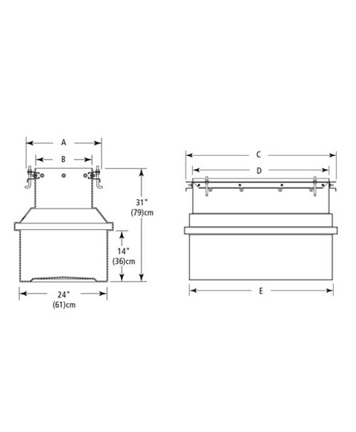 OPW DS-1242 One-Piece Polyethylene Dispenser Sump