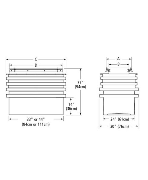 OPW DSW-1836 Wide Access Polyethylene Dispenser Sump