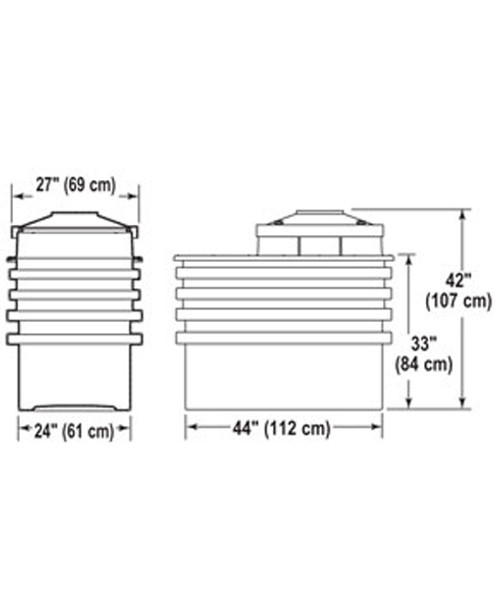 OPW PST-4630 Poly Transition Sump with Fiberglass Top