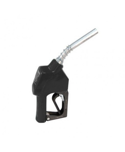 OPW 11AP-0400-1P 3/4'' NPT Black Unleaded Nozzle with 1 Piece Handwarmer