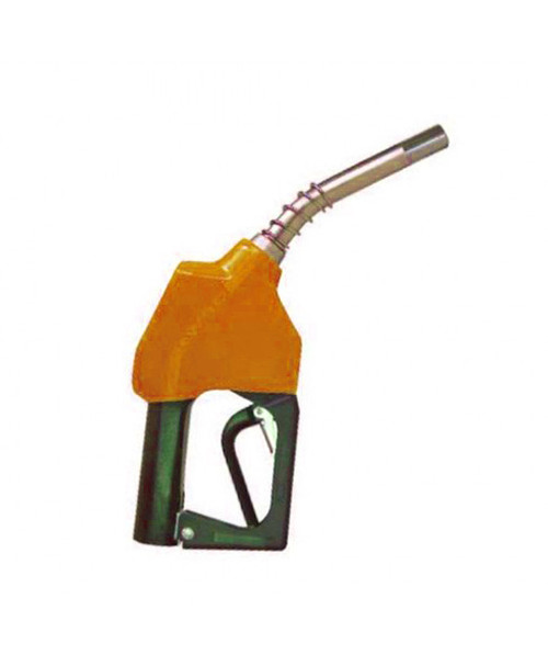 OPW 11A-0800-1P 3/4'' NPT Orange Leaded Nozzle with 1 Piece Handwarmer