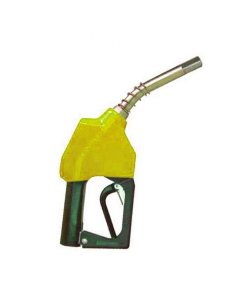 OPW 11A-0900-B20 3/4'' NPT Yellow Leaded Nozzle with 2 Piece Handwarmer