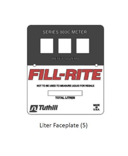 Fill-Rite KIT800LFPP Bulk Liter Faceplate Kit