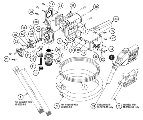 GPI 144110-01 5-Vane Replacement  Rotor
