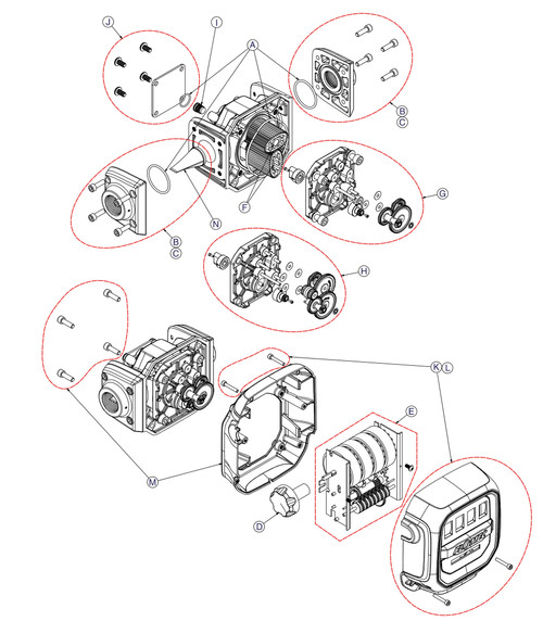 GPI 139500-01 Seal Kit for QM-240 Series Meters