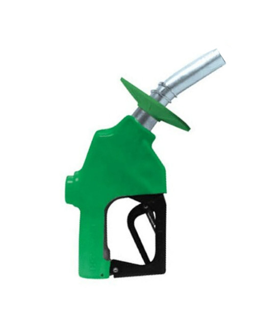 OPW 7H-5100-B20 1'' NPT Green Automatic Shut-Off Nozzle w/o Spout Ring