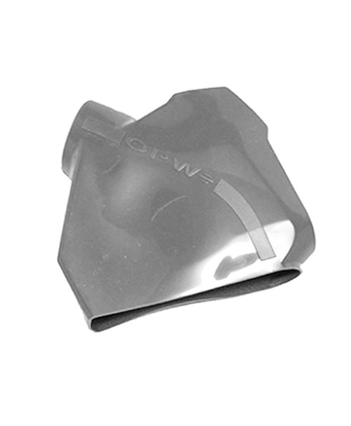 OPW D02078MN Silver NEWGARD™ Two-Piece 11B® Nozzle Hand Insulator (No Text)