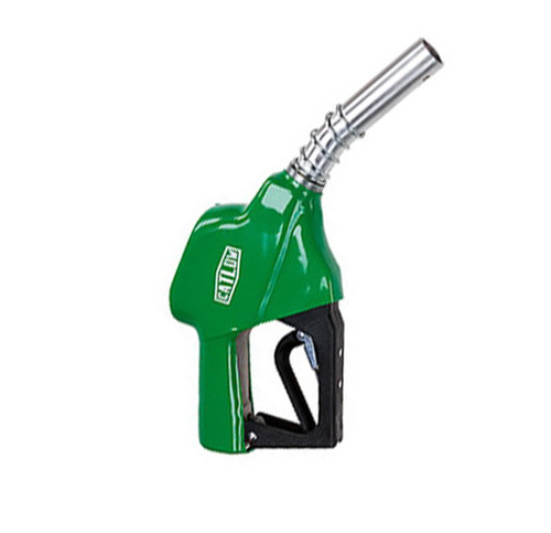 Catlow NM1S-AR-GREEN 1'' Max 1 Hi-Flow Automatic Diesel Nozzle w/ Anchor Bushing