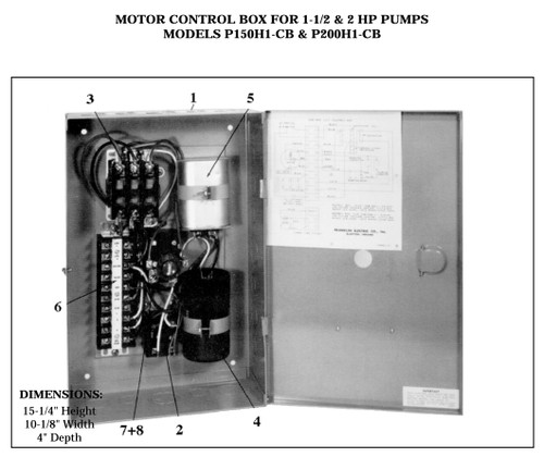 Red Jacket 011-085-1 (000110851) Capacitor 200A1-CB Starter Capacitor for P200H1CB