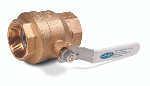 Universal 213FP-0375 3/8'' Brass Full Port Ball Valve