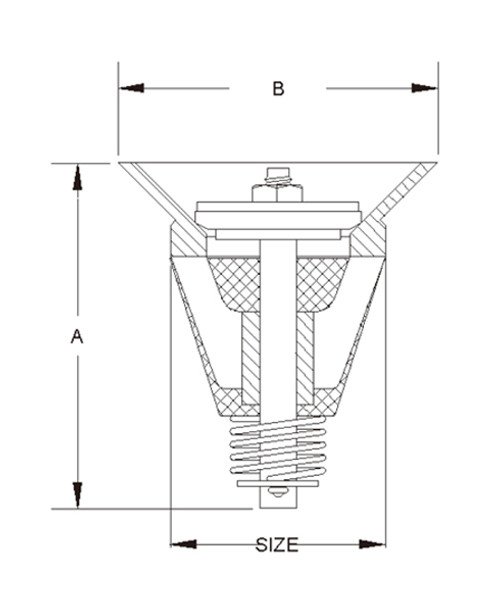 Universal 200AS-15 1-1/2'' Multi-Purpose Check Valve w/ Buna-N Seal