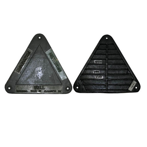 Universal 65TE-12-B1 12" Replacement Triangle Cover for Triangular Bolted Monitoring Manhole