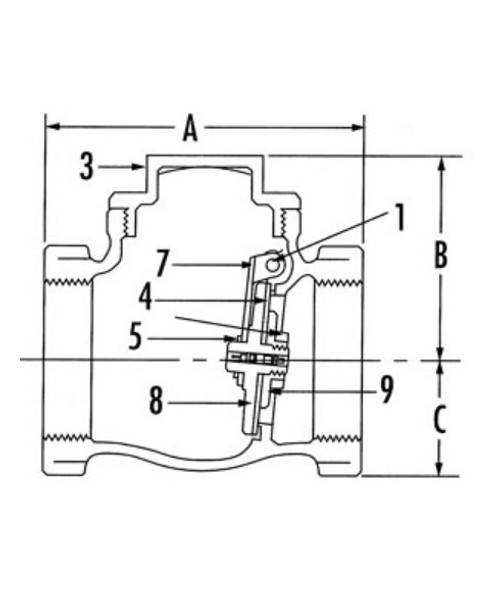 OPW H00409RB Replacement Pin for 175 & 175B Swing Check Valves