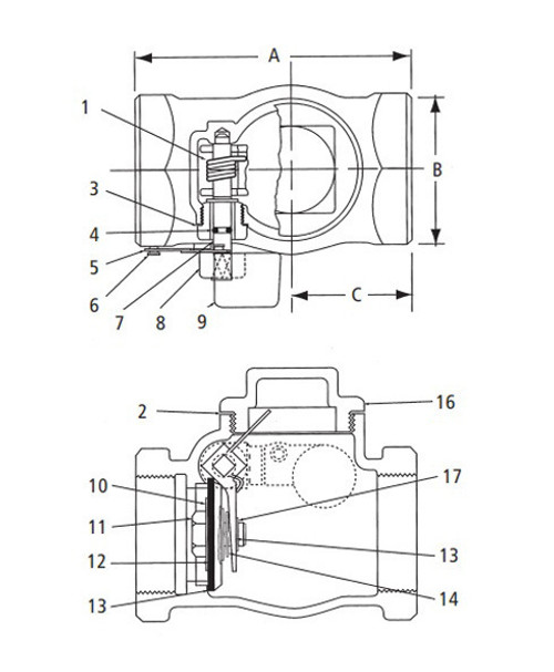 OPW H01505RB Replacement Pin for 178S Series External AST Shut-Off Valves