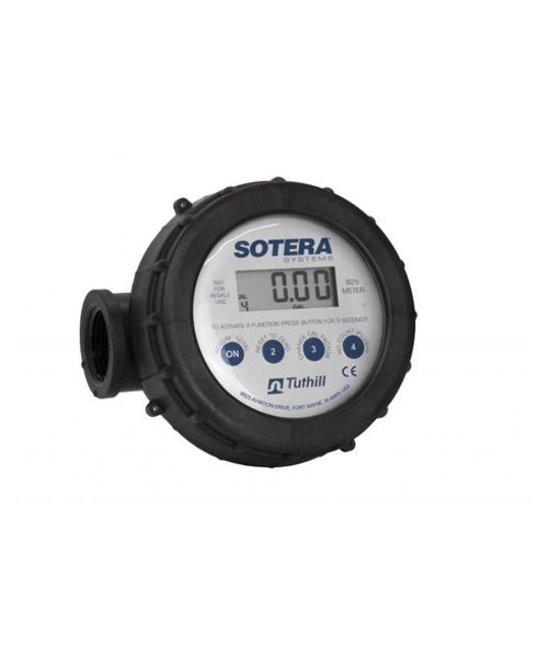 Sotera 825 Digital Flow Meter (2-20 GPM) w/ Fluorocarbon Seals