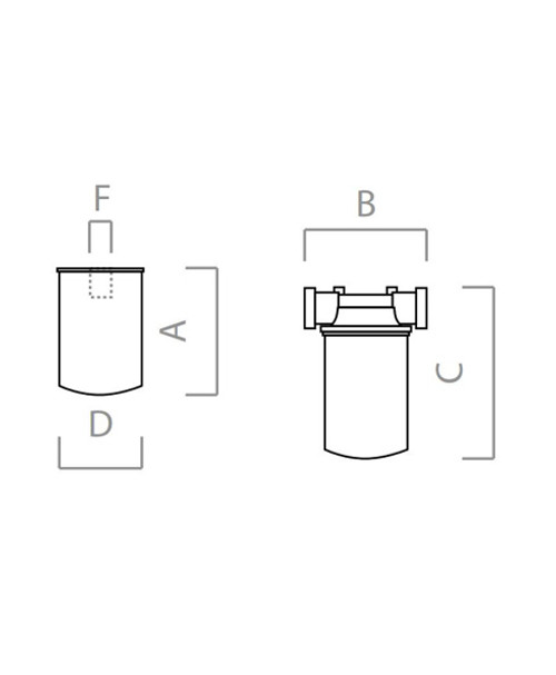 Piusi F00611C10 100 L/Min 1 Cart & Oring BIO-FUEL Filter