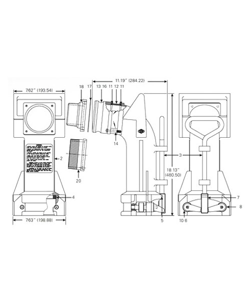 Franklin Fueling 1130801 Replacement Product Elbow Seal for Product Drop Elbows