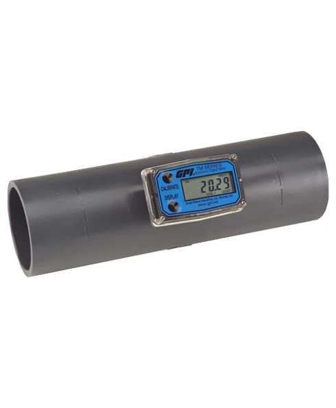 GPI TM400-GX 4" 4-20mA 6-Digit LCD Local Display Water Meter (60-600 GPM)
