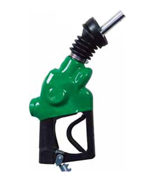 Franklin Fueling 900-02G3G SS Unleaded Self-Service 900 EVR/ORVR Compatible Nozzle with Green Scuffguard