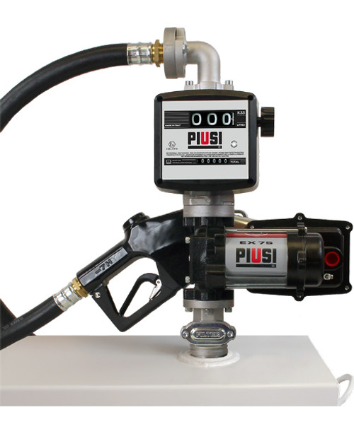 Piusi F0037950A EX75 12V 20GPM Fuel Transfer Pump Pro Kit