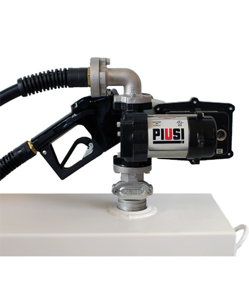 Piusi F0037252A EX50 12V 15GPM Fuel Transfer Pump Basic Kit w/ Manual Nozzle