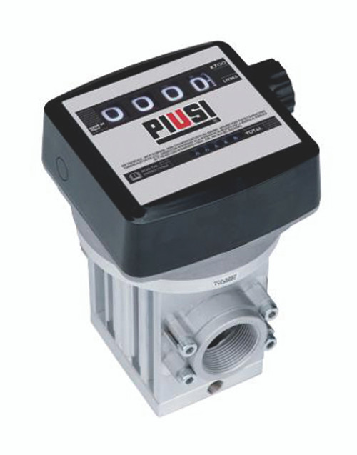Piusi F00540100 K700 Version A 5-53GPM 1-1/2'' NPT Diesel Mechanical Meter (Liter)