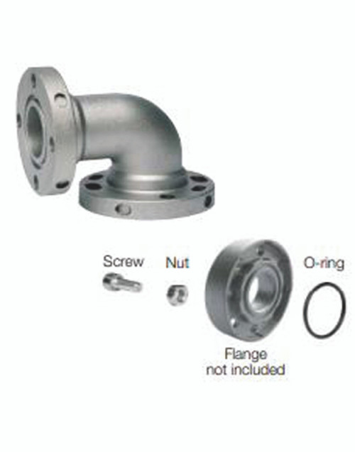 Piusi R10824000 EX 1'' Flanged Elbow Kit w/ O-Ring & Screw (Diesel)