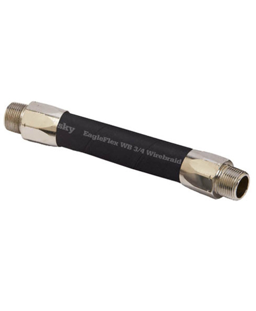 Husky CP10WB.66L EagleFlex® 5/8'' x 8'' Black Low Cost Wirebraid Whip Hose Husky CP10WB.66L EagleFlex® 5/8'' x 8'' Black Low Cost Wirebraid Whip Hose