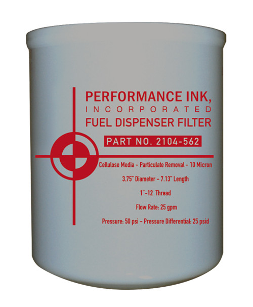 Performance Ink PI-2104-450 300-30 30 Micron Fuel Dispenser Filter