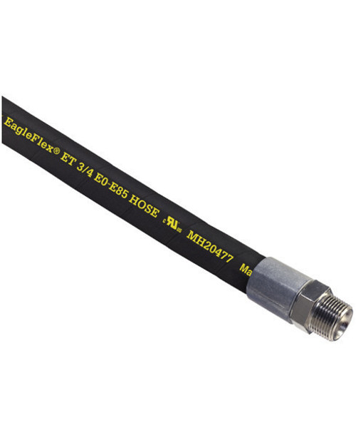 Husky CP12ET08.5 EagleFlex® 3/4'' x 8.5' Black E0-E85 Wirebraid Whip Hose Husky CP12ET08.5 EagleFlex® 3/4'' x 8.5' Black E0-E85 Wirebraid Whip Hose