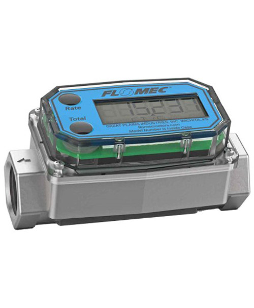 GPI G2H07NQ9GMV G2 Series 3/4'' NPT Female 316 Stainless Steel Industrial Grade Electronic Meter (2 - 20 GPM)