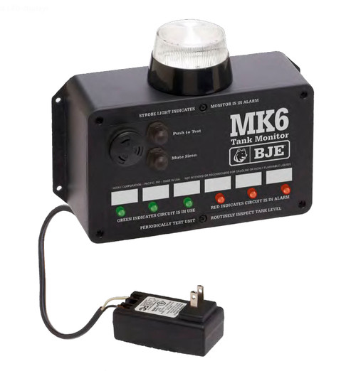 Husky 014509 BJE® MK6 Audible and Visual Tank Gauge w/ Indoor Mount Control Panel & 12V Transformer