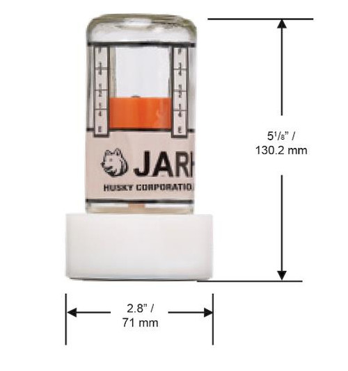 Husky 008558 BJE® DEF Jarhead Tank Gauge with Fractional Indicators for 12'' – 60'' Tank Depth with 2'' NPT Tank Fitting