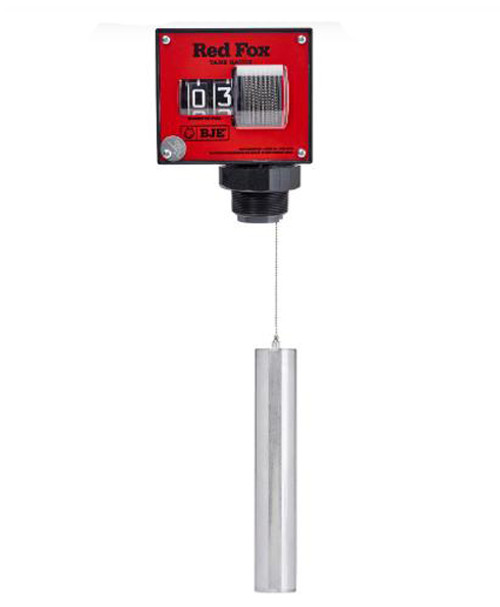 Husky 008566 BJE® Red Fox® 99'' Liquid Level Gauge w/ Vertical Float and 2'' NPT Tank Fitting