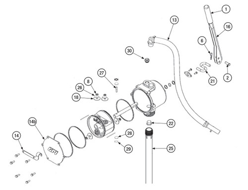 GPI 131046-03 Handle for HP90