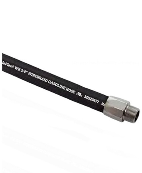 Husky CP12WB03X EagleFlex® 3/4'' x 3' Black Wirebraid Whip Hose (Bulk)