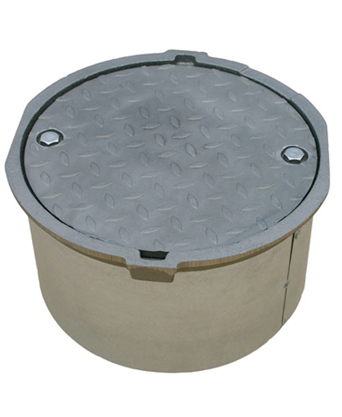 Morrison Bros 418---1000 AM 18'' x 12'' Limited Access Manhole with Plain Cover/Water Tig