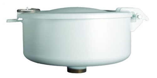 Morrison Bros 517---0100 AC 2'' - 3.5 Galllon AST Spill Container w/ Male Threaded (White)