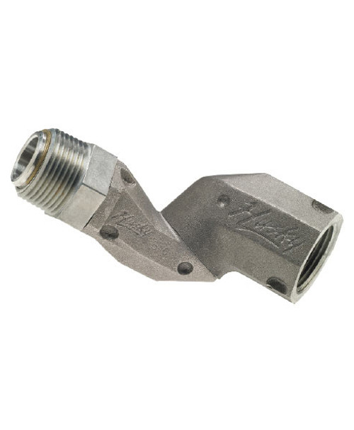 Husky 003395 1'' Male x 1'' Female NPT 90 Multi-Plane Restricted Swivel