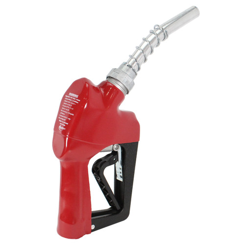 Husky 498408 3/4'' Inlet NPT X Automatic Shut-Off Unleaded Nozzle w/o Hold Open Clip & w/ Full Grip Guard & Cold Weather Seals