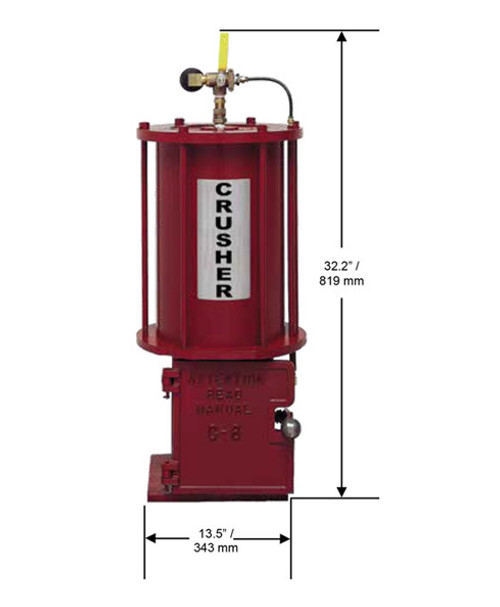 Husky 008207 BJE C-6 Pneumatic SUV Oil Filter Crusher