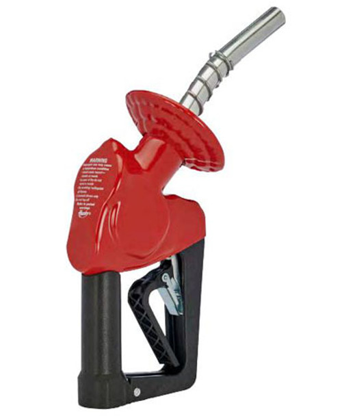 Husky 1396867 3/4'' Inlet NPT XS EZ Lever Pressure Activated Automatic Shut-Off Light Duty Diesel Nozzle w/o Hold Open Clip & w/ Waffle Splash Guard